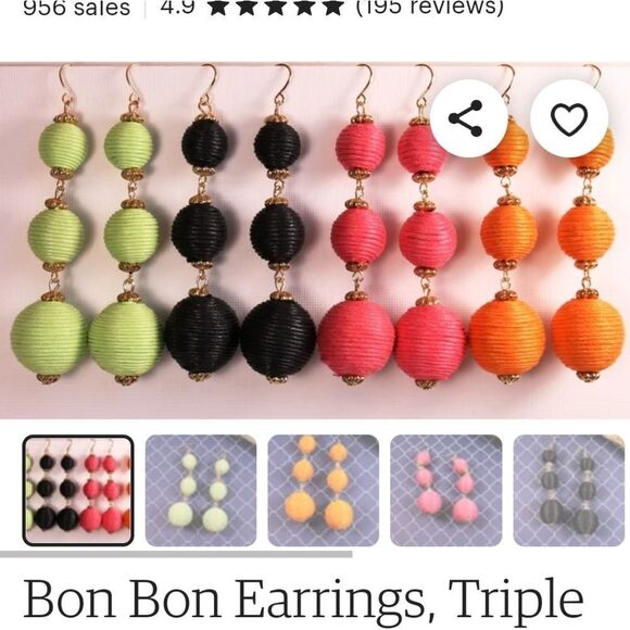 BON BON Vintage 2Tier /2Pair‎ Silk Pink & Black One Price - Picture 10 of 10